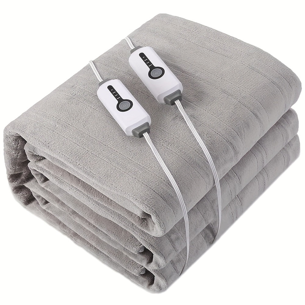 Heated Mattress Pad Queen King Twin Full – Soft Coral Fleece Electric Bed Warmer Under Blanket with 4 Heating Levels, 10-Hour Auto Shut Off, Fast Heating – Cozy Winter Bedding Warmer for Deep Sleep