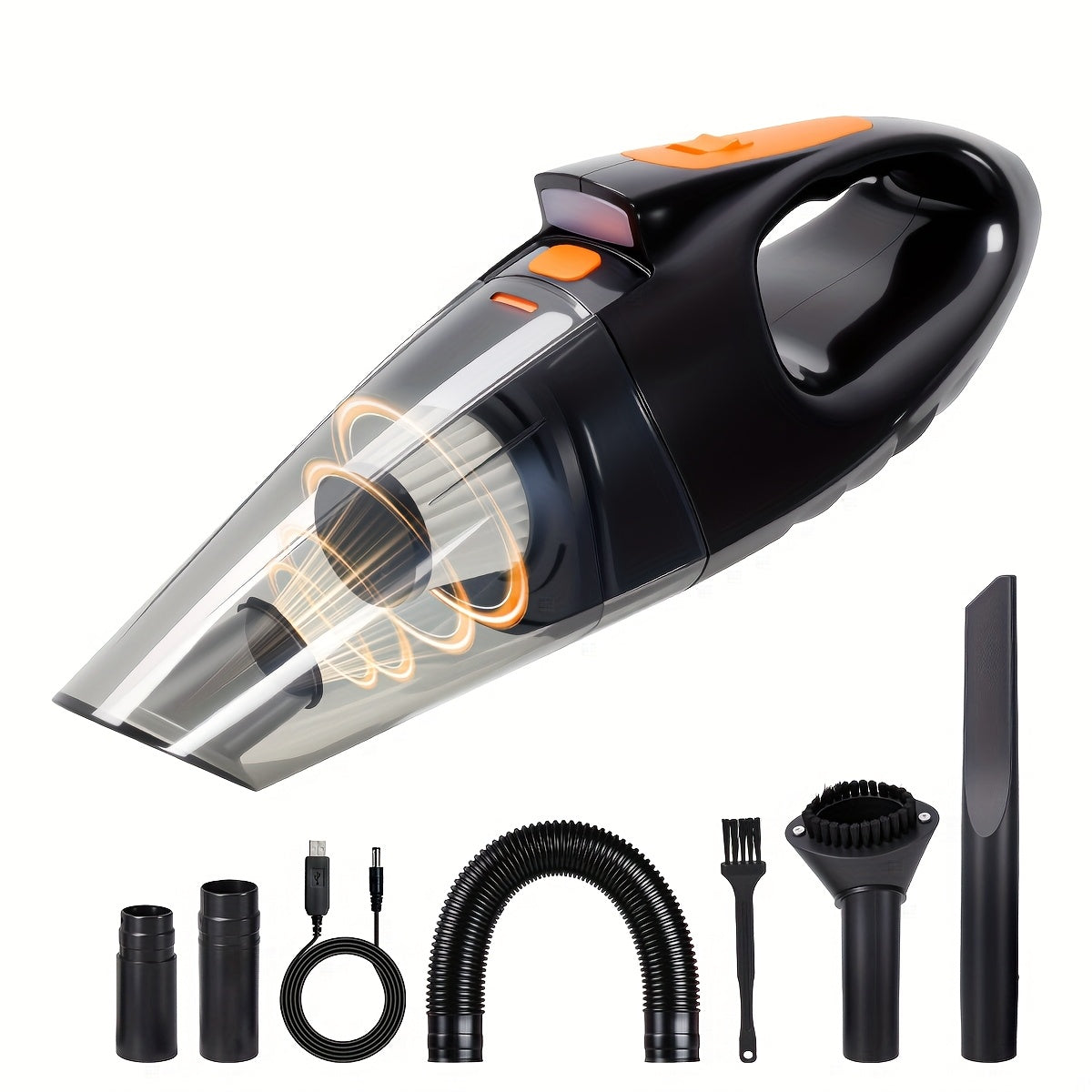 Handheld Vacuum Cleaner 9000Pa Cordless – 4000mAh Battery, Low Noise, 5 Attachments for Car Interior, Home & Pet Hair Cleaning, Cute Pink Girly Gift for Women