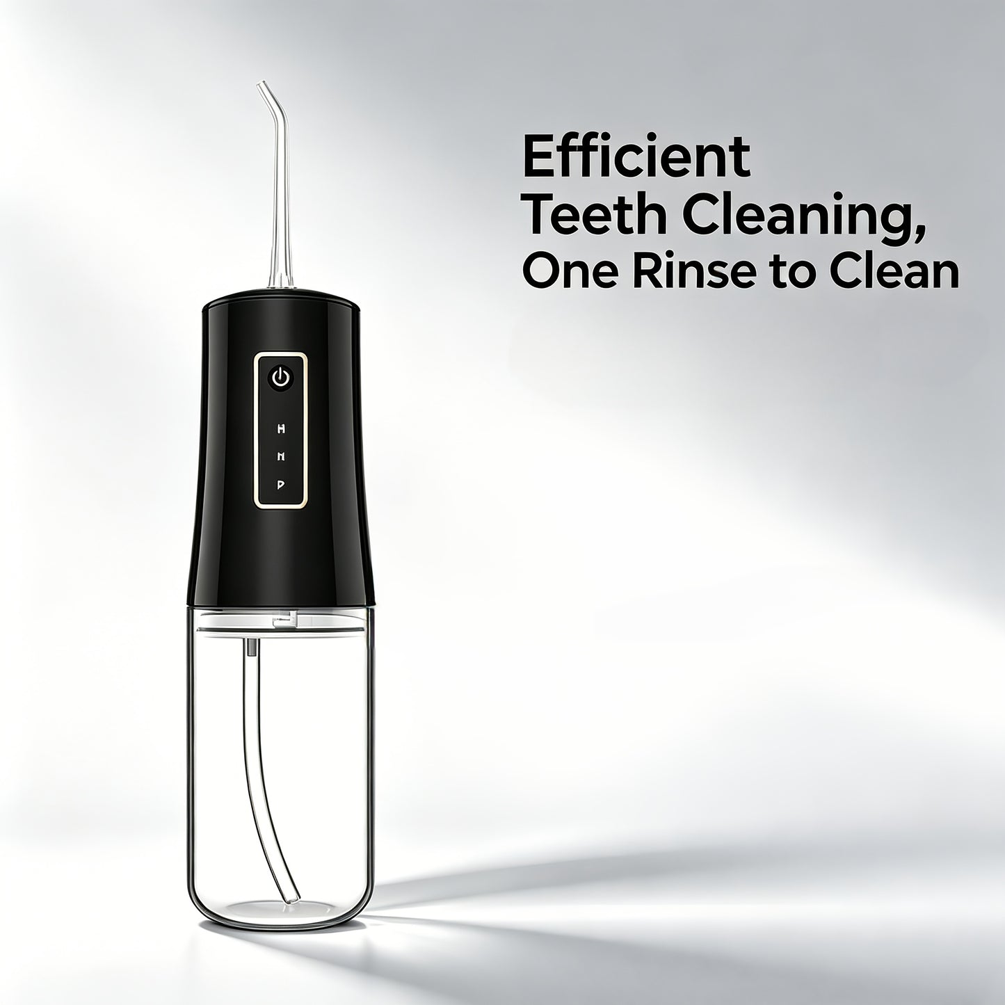 Water Flosser Portable Oral Irrigator – 360° Rotating Nozzle, 3 Pressure Modes, 4 Nozzle Tips, Rechargeable Cordless Teeth Cleaner for Travel & Daily Use