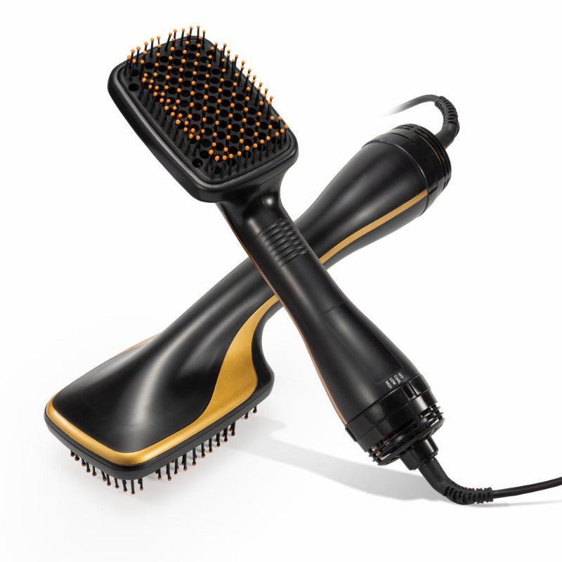 3-in-1 Hot Air Brush Hair Dryer Straightener Comb | Ionic Blow Dryer Brush with Negative Ion Frizz Control, Anti-Scald, Wet & Dry Use – Salon Styler for All Hair Types, 110V