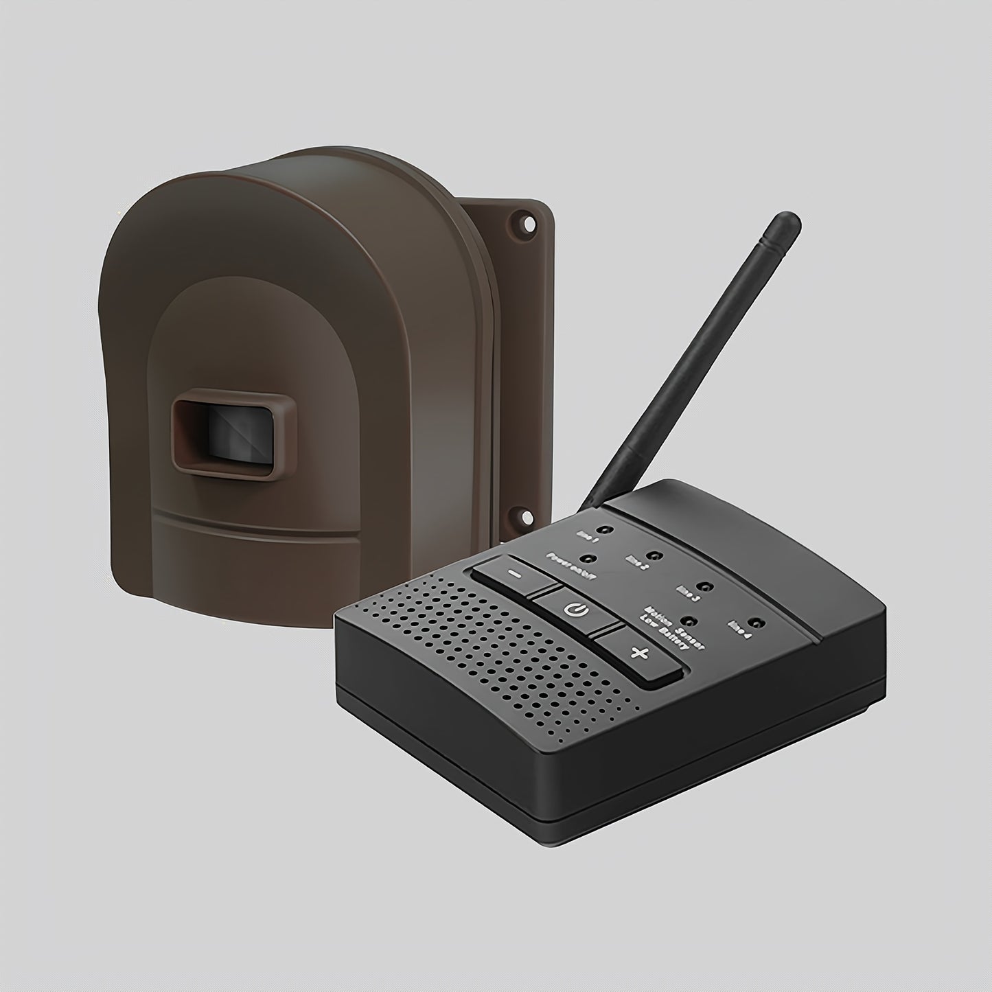 Driveway Alarm Wireless Sensor System 1/2 Mile Range – Motion Sensor Detector for Home, Mailbox & Perimeter Security, Battery Operated, 38 Ringtones