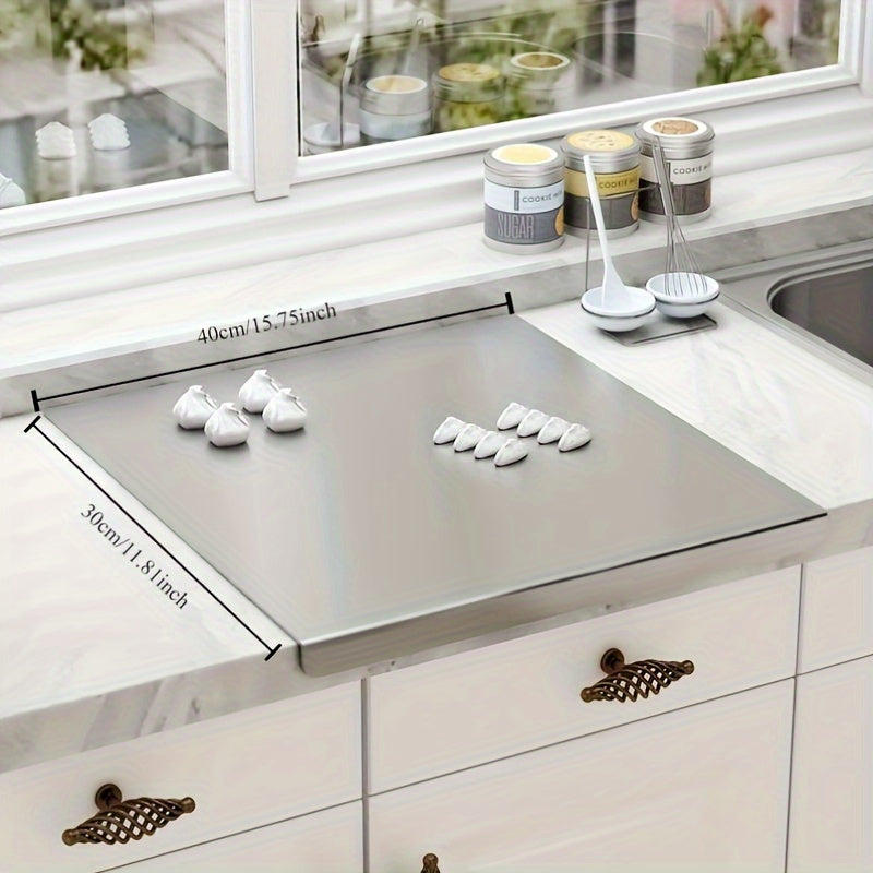 Extra Large Stainless Steel Cutting Board – Multi-Use Kitchen Chopping Board, Easy to Clean & Store, Multiple Sizes