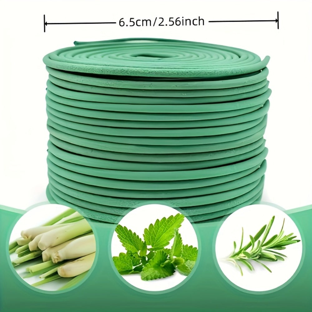 Citronella Incense Coils 48pcs with Holder – Lemongrass Mosquito Repellent for Outdoor Patio Pool Porch Deck Camping Hiking