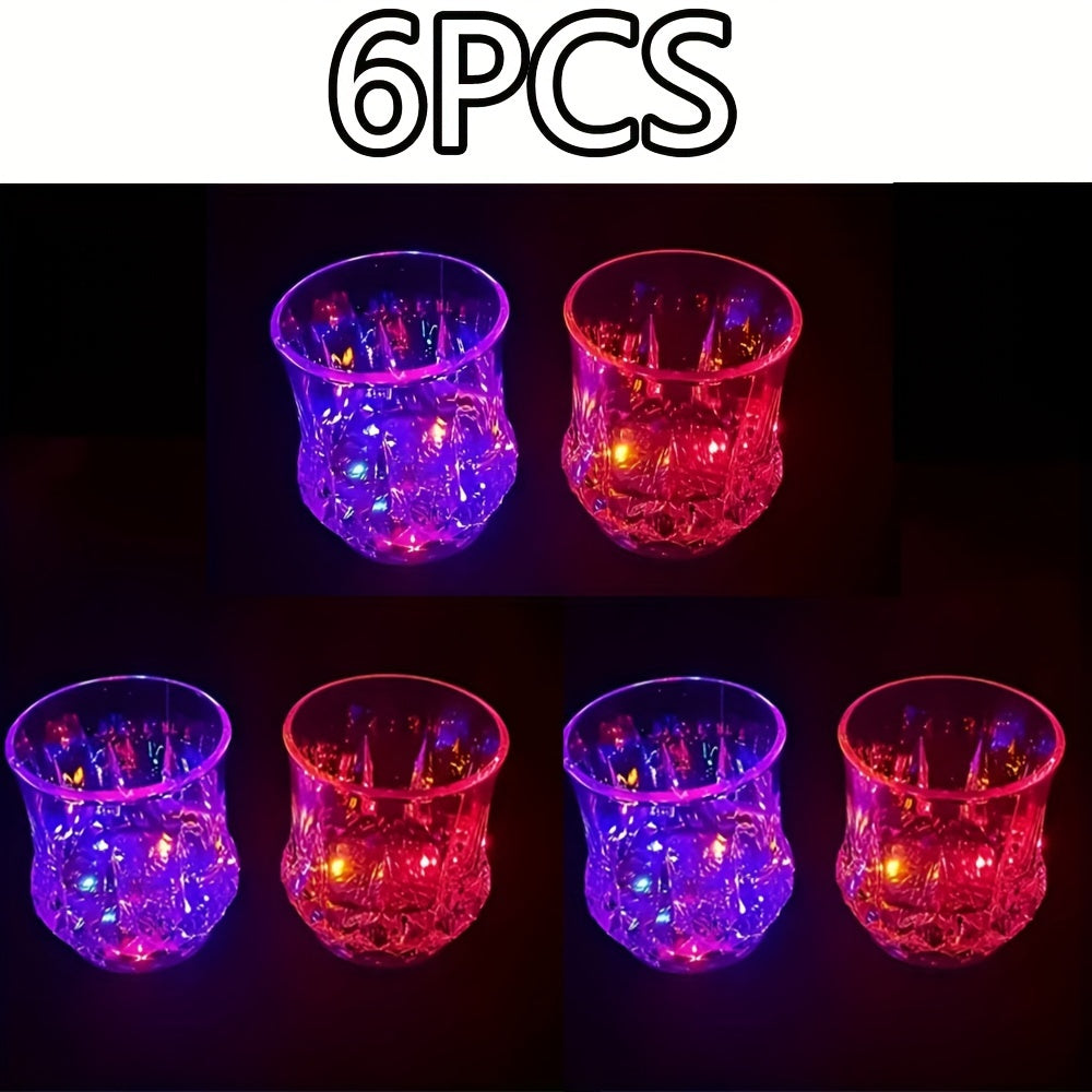LED Light-Up Cups Glow in the Dark – Pineapple Induction Party Cups for Birthday Christmas Disco Valentine's Day (6.76oz)