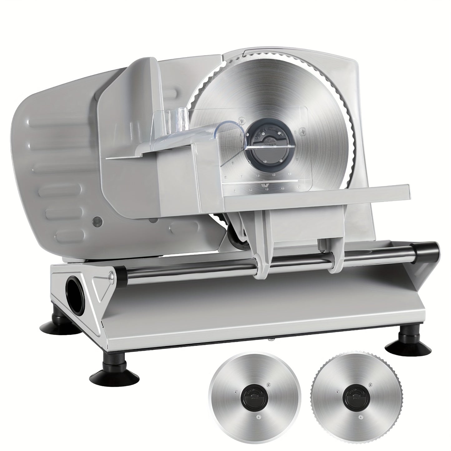 Electric Meat Slicer for Home, 6.7" Stainless Steel Blade, 150W Deli Food Slicer with Adjustable 0-15mm Thickness for Cold Cuts, Cheese, Bread & Vegetables, Easy to Clean