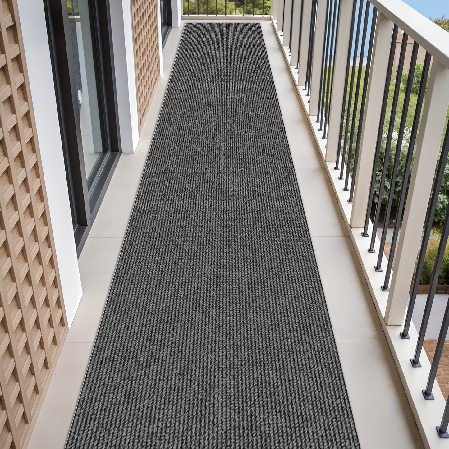 Runner Rug Non-Slip Long Hallway Kitchen Bathroom Stair Mat 23.22 Inch Wide Washable Floor Runner