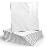 Minimalist cloud white marble tiles