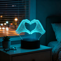 Heart Hand Love Black Base