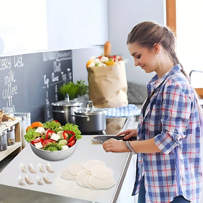 Extra Large Stainless Steel Cutting Board – Multi-Use Kitchen Chopping Board, Easy to Clean & Store, Multiple Sizes
