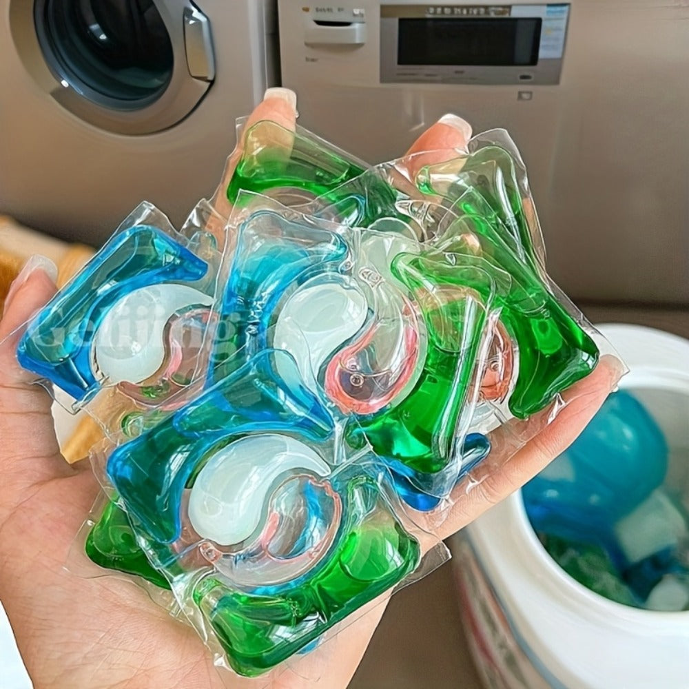 Laundry Pods Concentrated Deep Cleaning Tough Stain Removal Long-Lasting Fragrance Quick Dissolving No Residue – 200g 300g 600g Laundry Detergent Pods