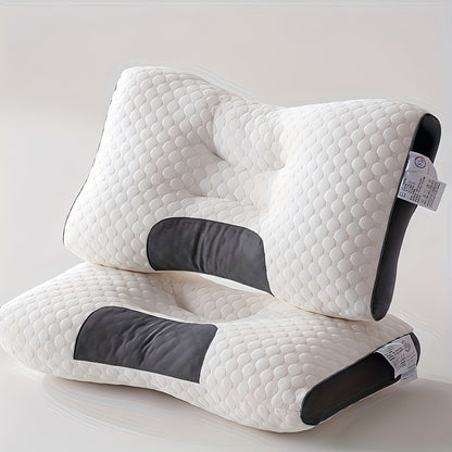 Neck Pillow for Sleeping Set of 2 Ergonomic Cervical Support Pillow Soft Adjustable Contour Design Washable Cover Premium Filling for Side Back Stomach Sleepers