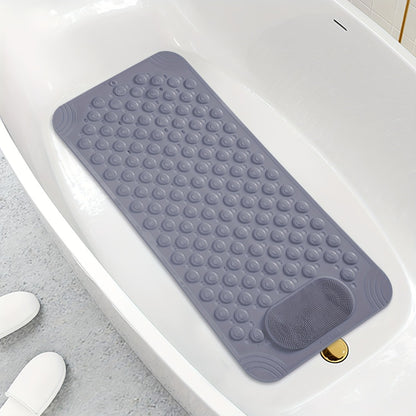 Non-Slip Bath Mat with Massage Texture Extra Large Shower Tub Mat Anti-Slip Bathtub Mat