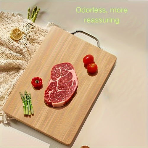 Double-Sided Bamboo Cutting Board – Sturdy Reversible Chopping Board for Kitchen Food Prep – Eco-Friendly Bamboo Board for Fruit, Vegetables & Meat – Multiple Sizes: 8.66x12.6", 10.24x14.17", 11.02x15.75"