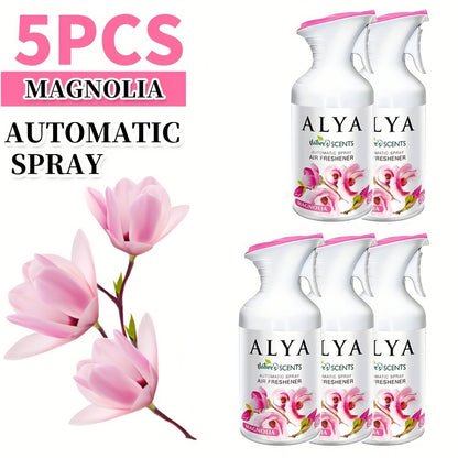 Aromatherapy Air Freshener Spray 6 Scents | Lavender Vanilla Ocean Magnolia | Multi-Purpose Room Spray for Car Home Office Bathroom Fabric Closet Odor Eliminator