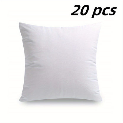 Pillow Inserts Square Microfiber Throw Pillow Inserts for Couch Sofa, Hypoallergenic 100% Virgin Fiber Fill, Indoor Outdoor Cushion Inserts for Office Patio Picnic