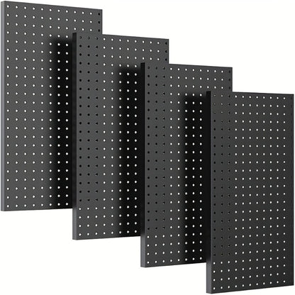 Pegboard Wall Organizer with Metal Hooks - Heavy Duty Garage Tool Storage Board for Workshop Warehouse Wall Mount - Space Saving Tool Rack System for Garage Organization
