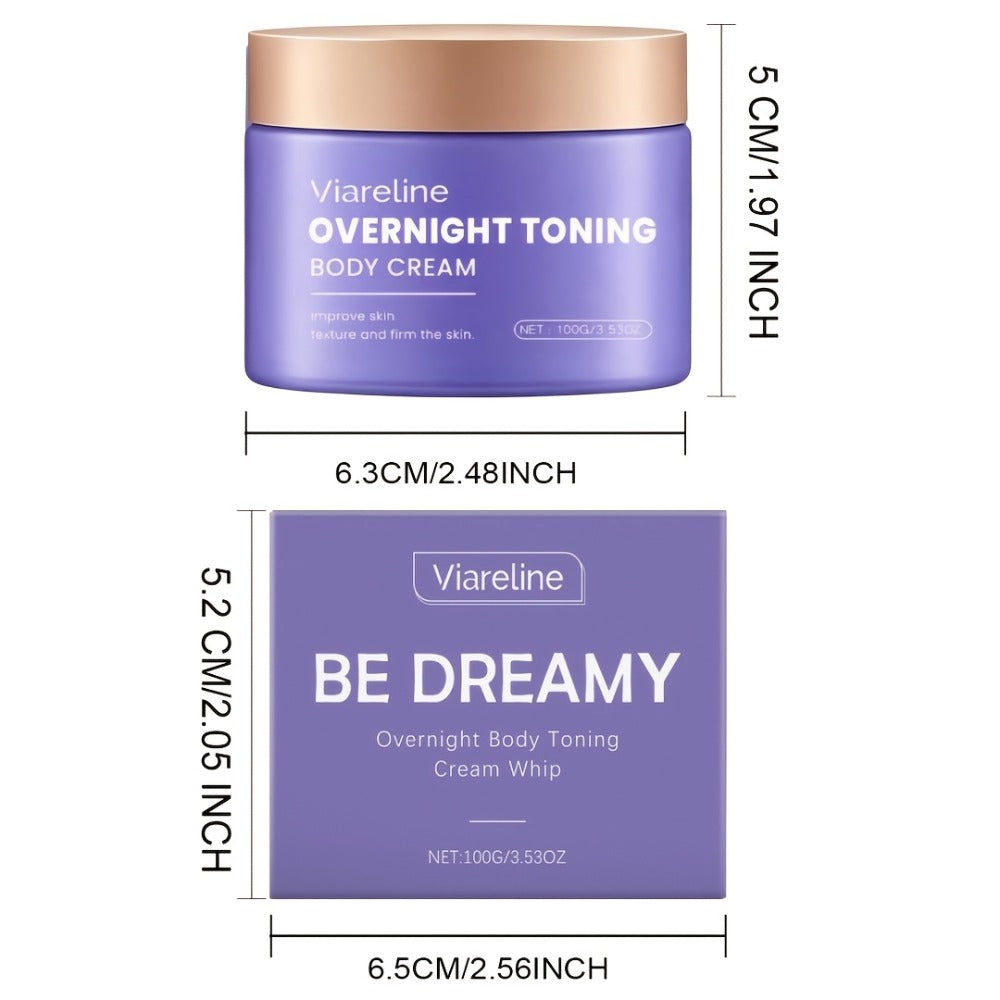 Firming Body Night Cream 6-Pack – Women's Sleep Shaping Lotion for Skin Tightening & Anti-Sagging, Dreamy Night Firming Cream for All Skin Types, 3.38oz Each
