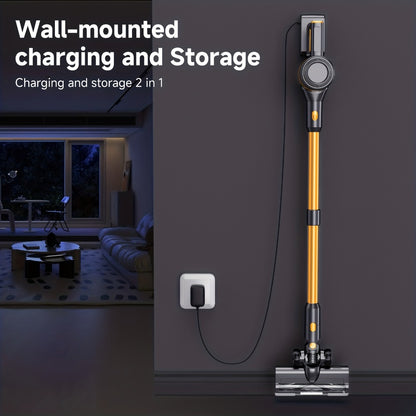 Cordless Stick Vacuum Cleaner 60Kpa 55-Min Runtime - Anti-Tangle Lightweight Handheld Vacuum for Hardwood Floor Carpet Pet Hair Corded Cordless 2200mAh Battery