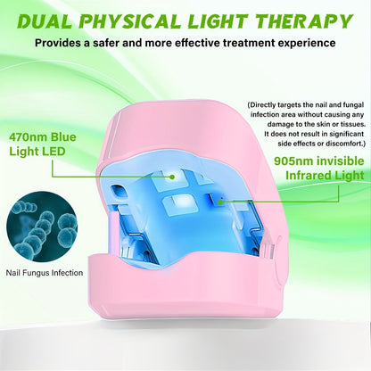 Nail Fungus Laser Treatment Device – FDA Cleared Anti-Fungal Laser for Toenail & Fingernail Fungal Infections, 7-Minute Home Treatment