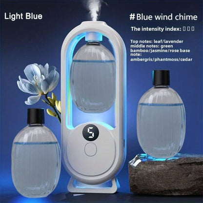 Aroma Diffuser with Essential Oils Set Cool Mist Humidifier 5 Settings for Bedroom Living Room Hotel Spa Yoga Home Relaxation Aromatherapy Diffuser Gift Set with 1 or 3 Essential Oil Bottles