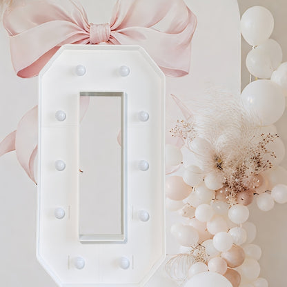 Marquee Letter Lights 3ft LED Light Up Letters for Weddings, Proposals & Celebrations - Cool White Lighted KT Board DIY Display Frame