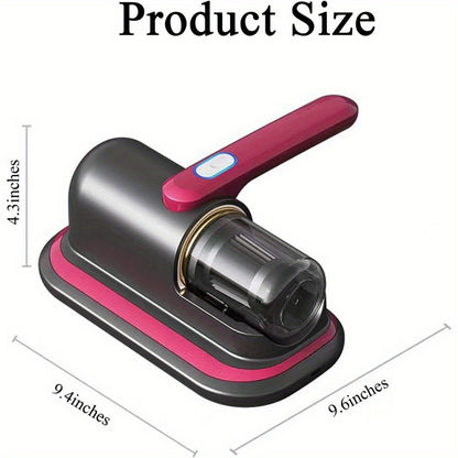 Cordless Mattress Vacuum Cleaner with Ultrasonic Heating & HEPA Filtration – Portable Bed Vacuum for Dust Mites, Pet Hair, Sofas, Upholstery & Carpets