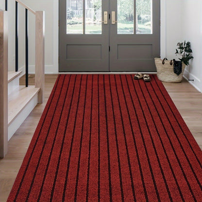Runner Carpet with Rubber Backing - Non-Slip 1800G/sqm Heavy Duty Washable Indoor Outdoor Rug | Hallway, Entryway, Laundry Room & Balcony Runner Mat | Multiple Sizes & Colors
