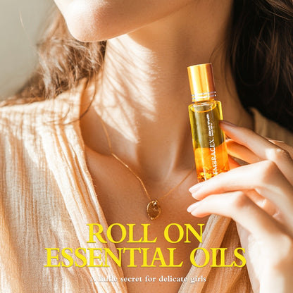 Roll On Essential Oil Attract Wealth & Money Luck 0.68oz Alcohol-Free Aromatherapy Roller Blend – Use with Diffuser Scented Candles or Directly on Skin – Manifestation Oil Perfect Holiday Gift