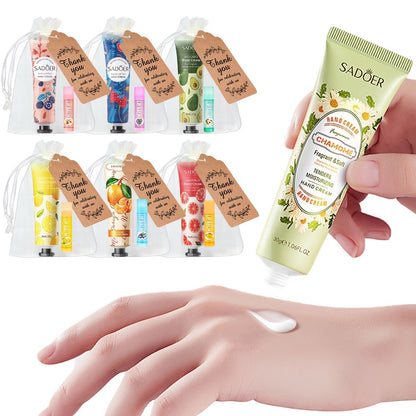 24pcs Bulk Lip Balm & Hand Cream Gift Set – Party Favors, Wedding & Thank You Gifts for Guests