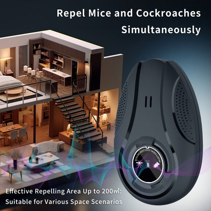 Ultrasonic Pest Repeller for Home Indoor – Plug-In Electronic Mosquito Cockroach Mouse Ant Spider Repellent Device for House Office Warehouse