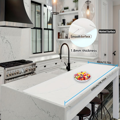 Extra Large Silicone Mat for Kitchen Counter – Nonslip Heat Resistant Countertop Protector, Nonstick Waterproof Craft Mat & Placemat, Multiple Sizes & Colors