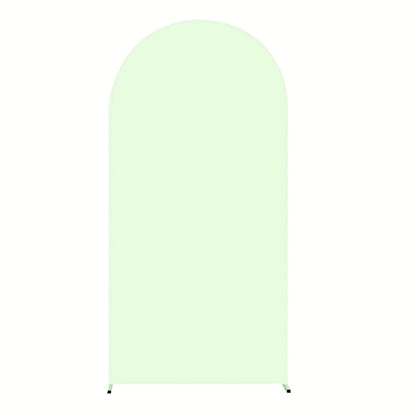 Arch Cover 6ft Stretchable Fabric Party Decoration | Wedding Ceremony Backdrop Cover Wrinkle-Free Zipper Fit for Gender Reveal Bridal Shower Birthday Holiday Celebration 8 Colors