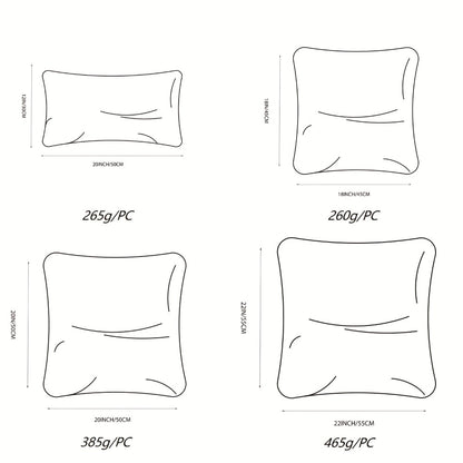 Pillow Inserts Square Microfiber Throw Pillow Inserts for Couch Sofa, Hypoallergenic 100% Virgin Fiber Fill, Indoor Outdoor Cushion Inserts for Office Patio Picnic