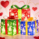 Three color Christmas tree