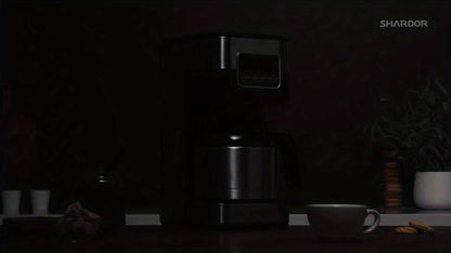 Touch Screen Programmable Drip Coffee Maker, Stainless Steel, Pause & Serve, Customizable Brew Strength, Keep Warm, Auto Shut-Off, Modern Coffee Machine for Home Kitchen