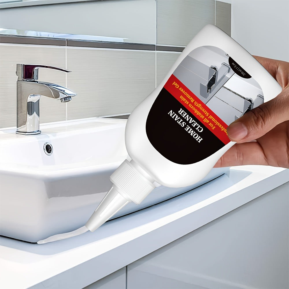 Black Stain Cleaner Gel 7 fl oz (200ml), Heavy Duty Cleaning Gel for Washing Machine, Refrigerator, Grout, Sink, Shower, Bathtub, Oven & Dishwasher – Powerful Formula, Safe for Delicate Surfaces, No Harsh Fumes