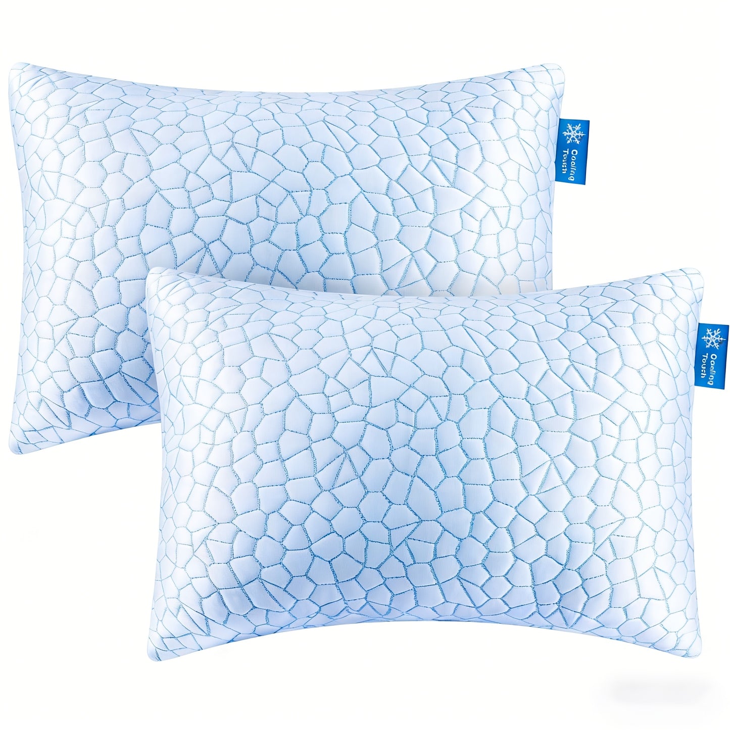 Hotel Luxury Bed Pillows for Sleeping – Down Alternative Gusseted Pillow Set, Supportive & Breathable for Side Back Stomach Sleepers, Standard Queen King Size, Pack of 2 or 4