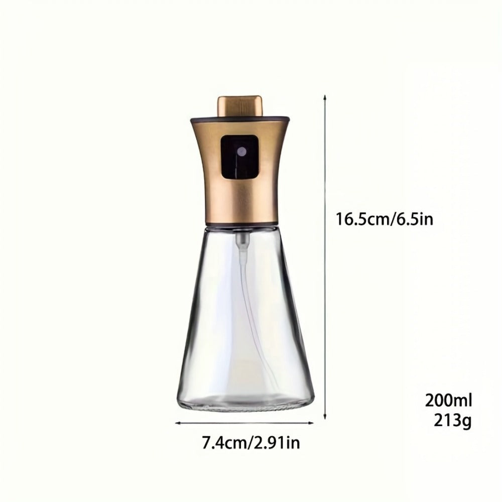Oil Sprayer for Cooking Stainless Steel – Pressurized Glass Olive Oil Spray Bottle for Kitchen BBQ Grilling Baking Air Fryer