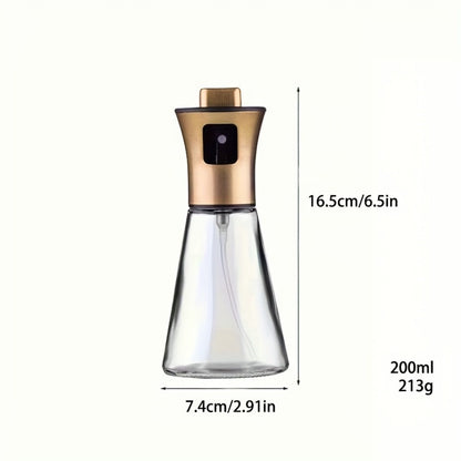 Oil Sprayer for Cooking Stainless Steel – Pressurized Glass Olive Oil Spray Bottle for Kitchen BBQ Grilling Baking Air Fryer