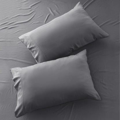 Bed Sheets Set 4-Piece Microfiber 1800 Series Deep Pocket Fitted Sheet Flat Sheet Pillowcases Soft Breathable Wrinkle Fade Resistant Twin Full Queen King Cal King 20 Colors