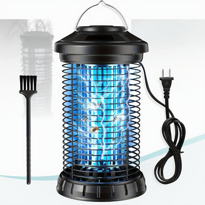 Portable Bug Zapper 4200V – Electric Mosquito Killer & Indoor Fly Trap, UV Insect Zapper for Home, Bedroom, Kitchen, Backyard & Camping, Chemical-Free Bug Repellent Mosquito Trap – Black