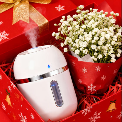 Aromatherapy Mist Humidifier USB Powered Night Light Low Noise Energy Efficient for Indoor Car Air Refreshing Plant Health Calming Body Mind Bedroom Office 2pcs