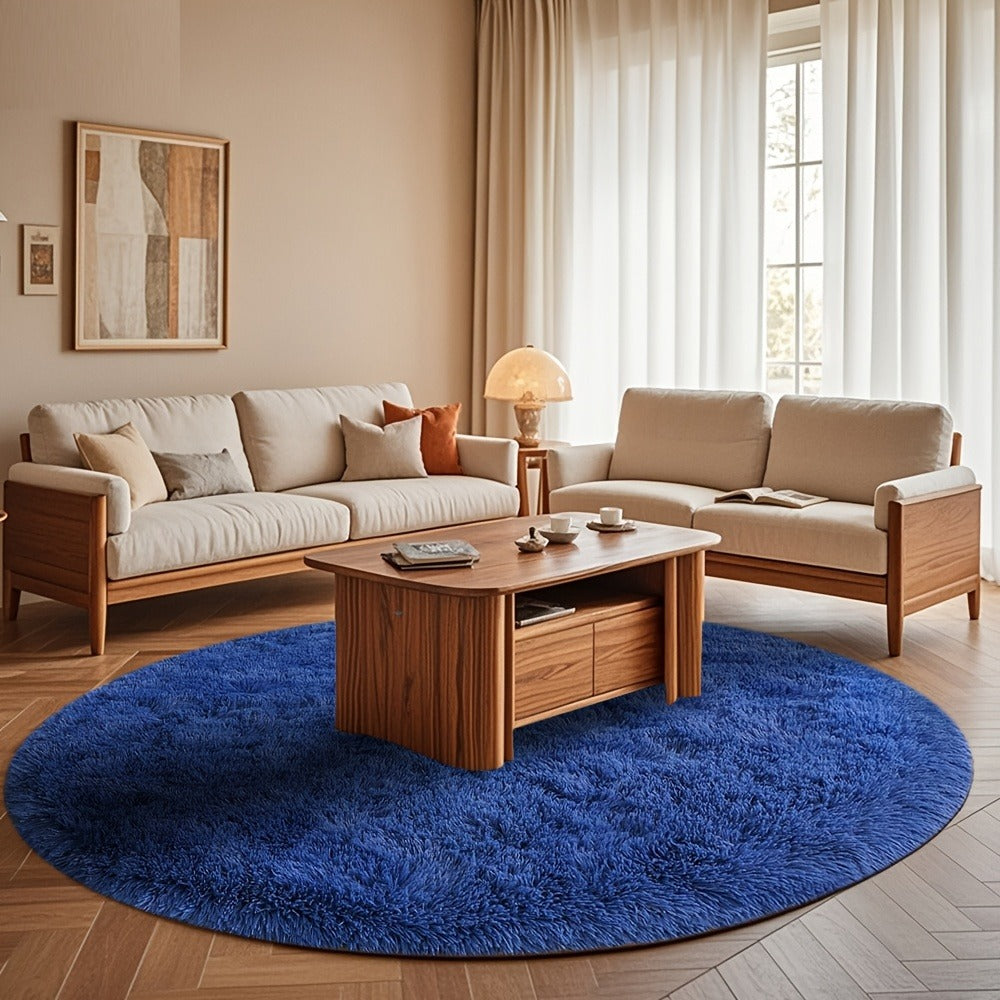 Fluffy Area Rug Large Soft Shag Carpet for Living Room Bedroom – Non-Slip Ultra Thick Plush Floor Mat, Multiple Sizes & Colors, Home Decor