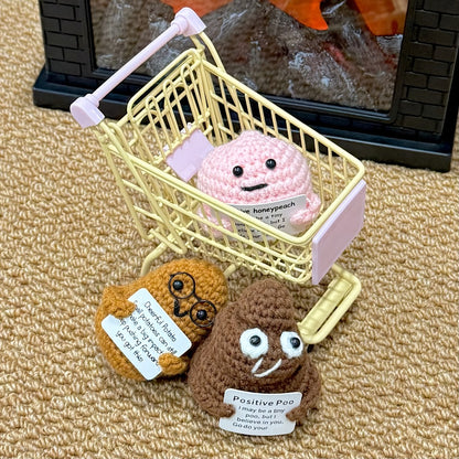 Crochet Doll Set 20pcs Handmade Emotional Support Dolls – Cute Collectible Okra Plush Figures, Birthday Gift for Women Men Mom Dad Kids Teacher Friend Coworker