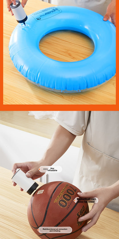 Cordless Vacuum Pump with Multiple Accessories – Portable Food Vacuum Sealer & Dehumidifier for Food Preservation, Crisper Containers, Travel Space Saving & Outdoor Storage
