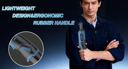 12V Brushless Electric Ratchet Wrench Set with Battery & Quick Charger – Wireless Car Repair Tool Kit for Home & Auto, Holiday Gift for Men