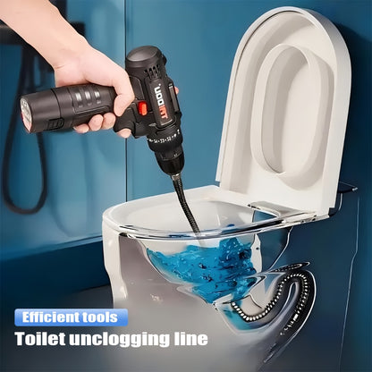Drain Snake Pipe Unclogger 59 Inch Flexible Hair Clog Remover Tool for Sink, Toilet & Bathroom Drain – Reusable Plumbing Snake Drain Cleaner, Easy to Use