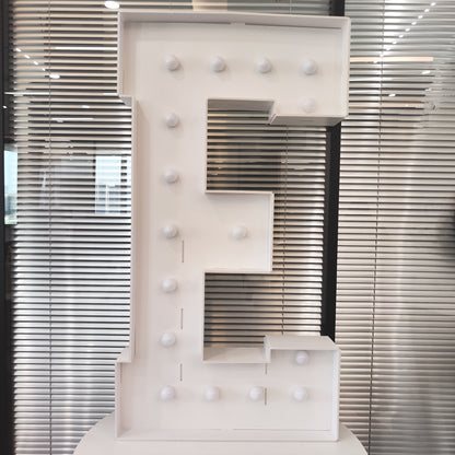 LED Letter Lights 4FT Tall Marquee Letter Lights A-Z Alphabet Light Up Letters with Cool White LED for Wedding, Birthday, Party, Proposal & Graduation Decor