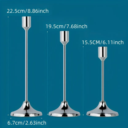 Metal Cone Candle Holders 30-Pack – Elegant Taper Candle Holder Set for Christmas, Halloween, Weddings & Parties – Polished Finish Tabletop Decor for Home, Hotel & Events