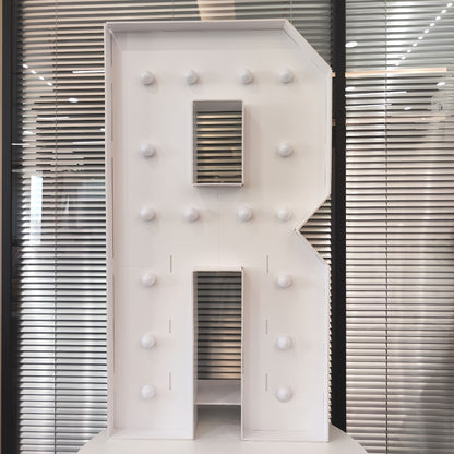 LED Letter Lights 4FT Tall Marquee Letter Lights A-Z Alphabet Light Up Letters with Cool White LED for Wedding, Birthday, Party, Proposal & Graduation Decor